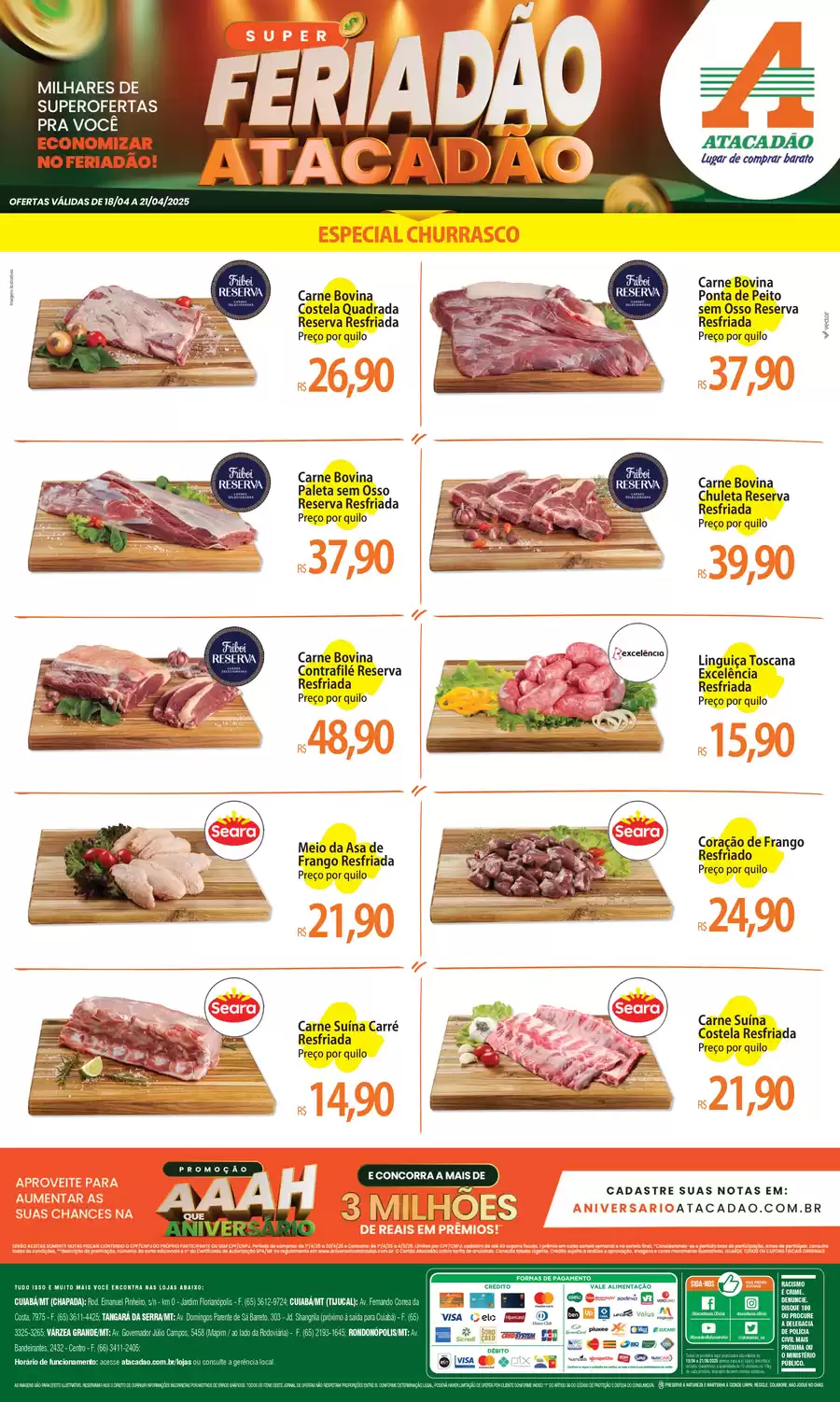 Catálogo de ofertas de Atacadão de 17/04/2025 a 20/04/2025 - Atacadão - Açougue