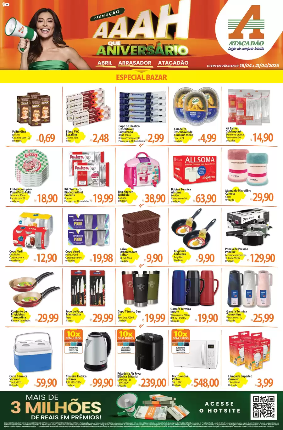 Catálogo de ofertas de Atacadão de 15/04/2025 a 20/04/2025 - Atacadão - Bazar
