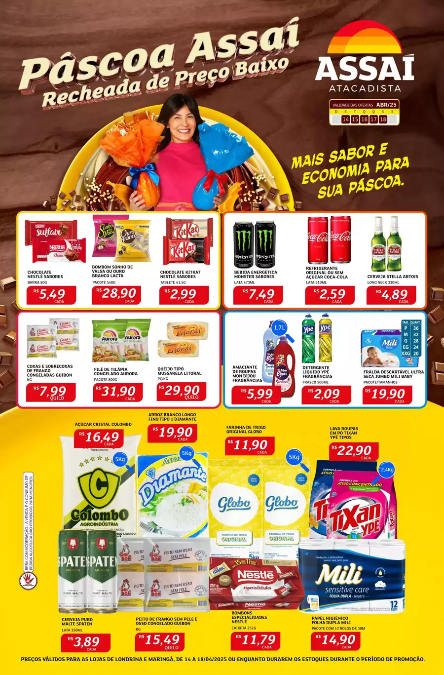 Catálogo de ofertas de Assaí Atacadista de 13/04/2025 a 17/04/2025 - Encarte Assaí Atacadista