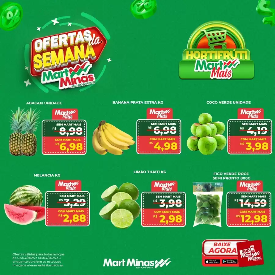 Catálogo de ofertas de Mart Minas de 09/04/2025 a 15/04/2025 - Encarte Mart Minas