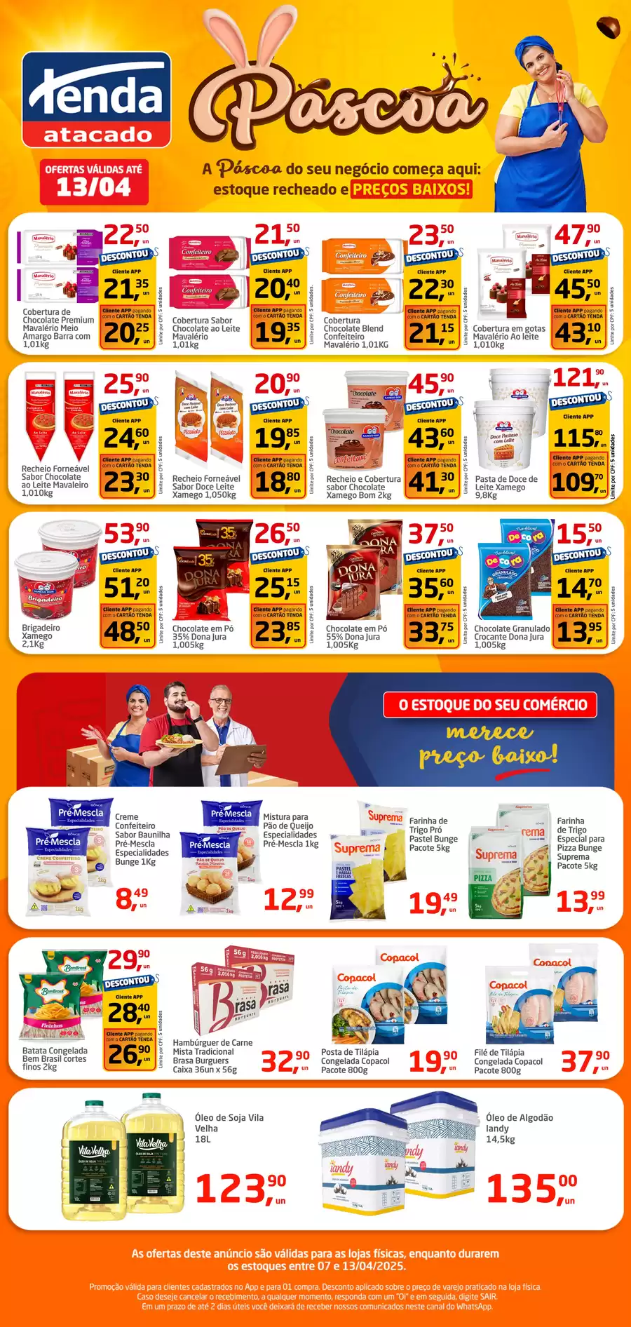 Catálogo de ofertas de Tenda Atacado de 09/04/2025 a 12/04/2025 - ESPECIAL PÁSCOA