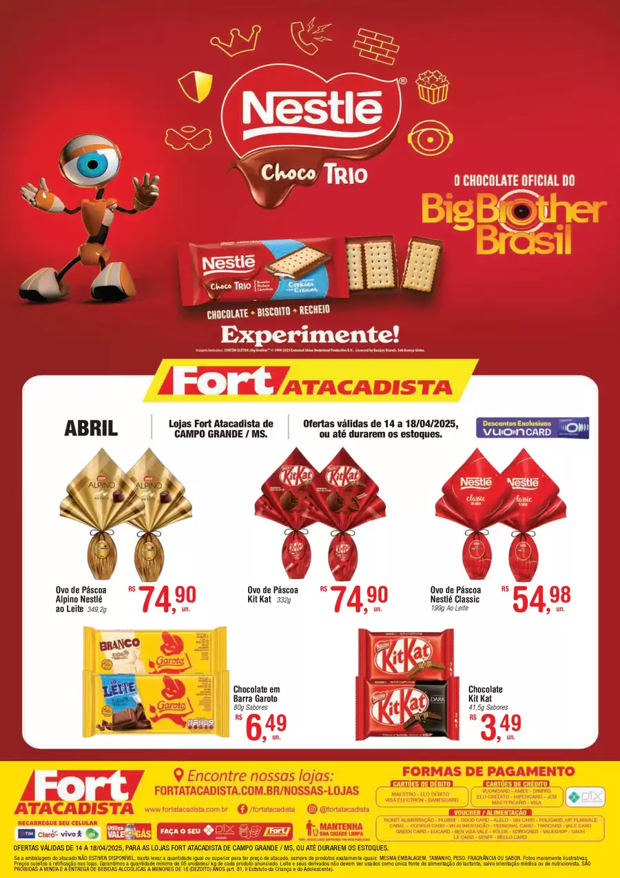Catálogo de ofertas de Fort Atacadista de 14/04/2025 a 17/04/2025 - MS
