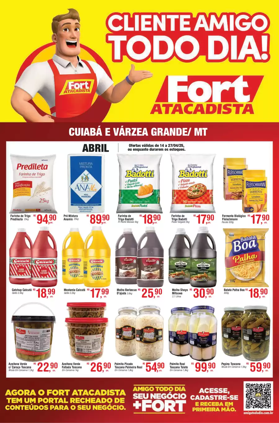 Catálogo de ofertas de Fort Atacadista de 13/04/2025 a 26/04/2025 - MT FORT Food Service 14 a 27 ABR 25