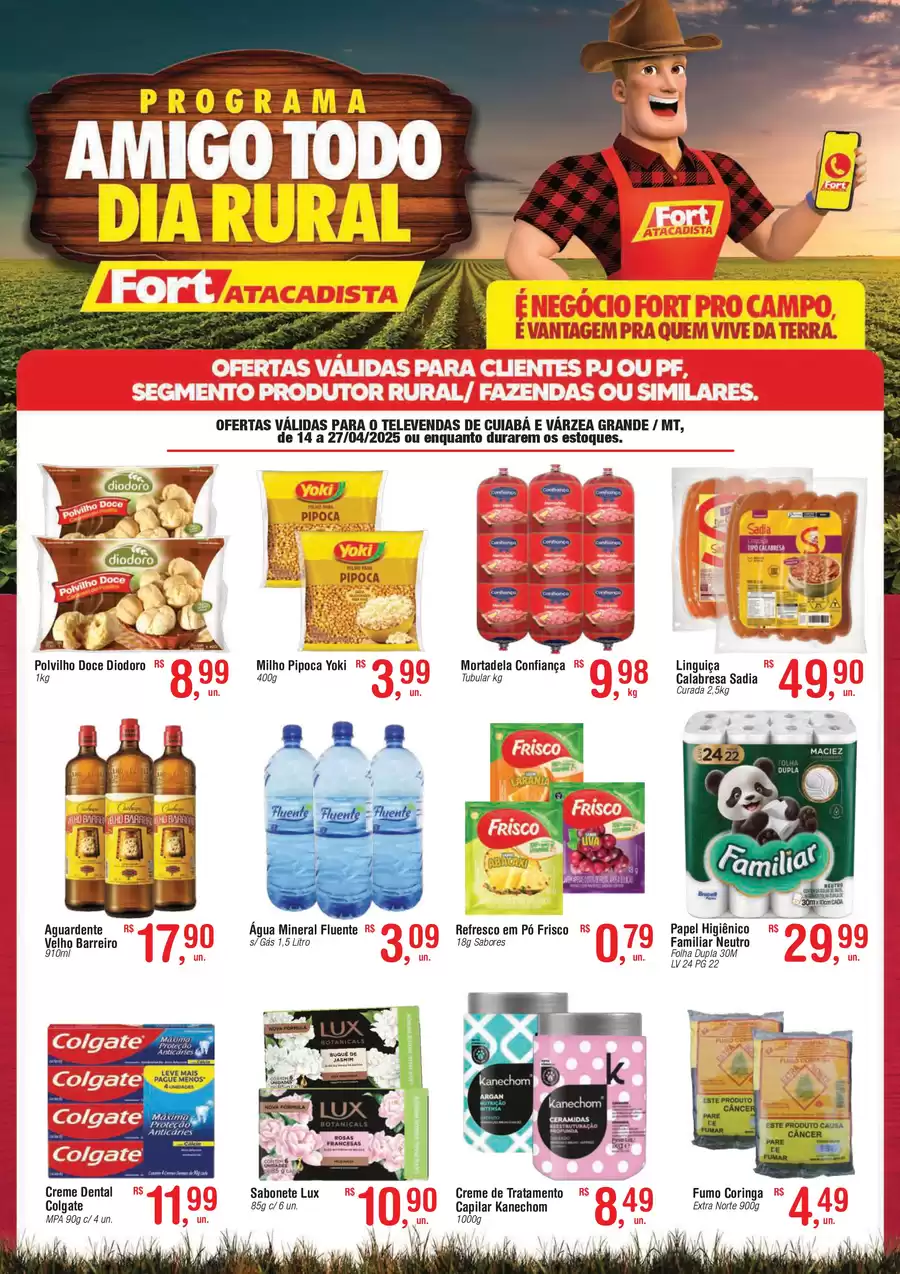 Catálogo de ofertas de Fort Atacadista de 13/04/2025 a 26/04/2025 - MT FORT Produtor Rural 14 a 27 ABR 25
