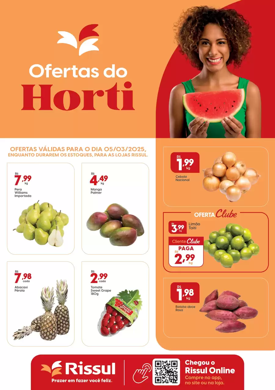 Catálogo de ofertas de Rissul de 08/04/2025 a 08/04/2025 - Ofertas do Horti