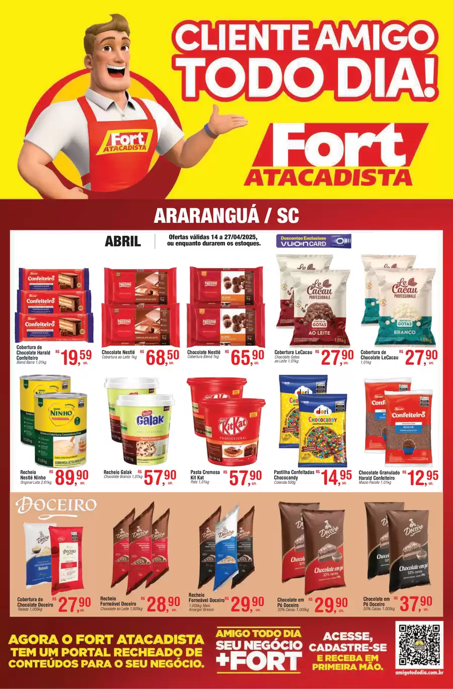 Catálogo de ofertas de Fort Atacadista de 13/04/2025 a 26/04/2025 - SC FORT FOOD SERVICE 14 a 27 04 25 Ararangua