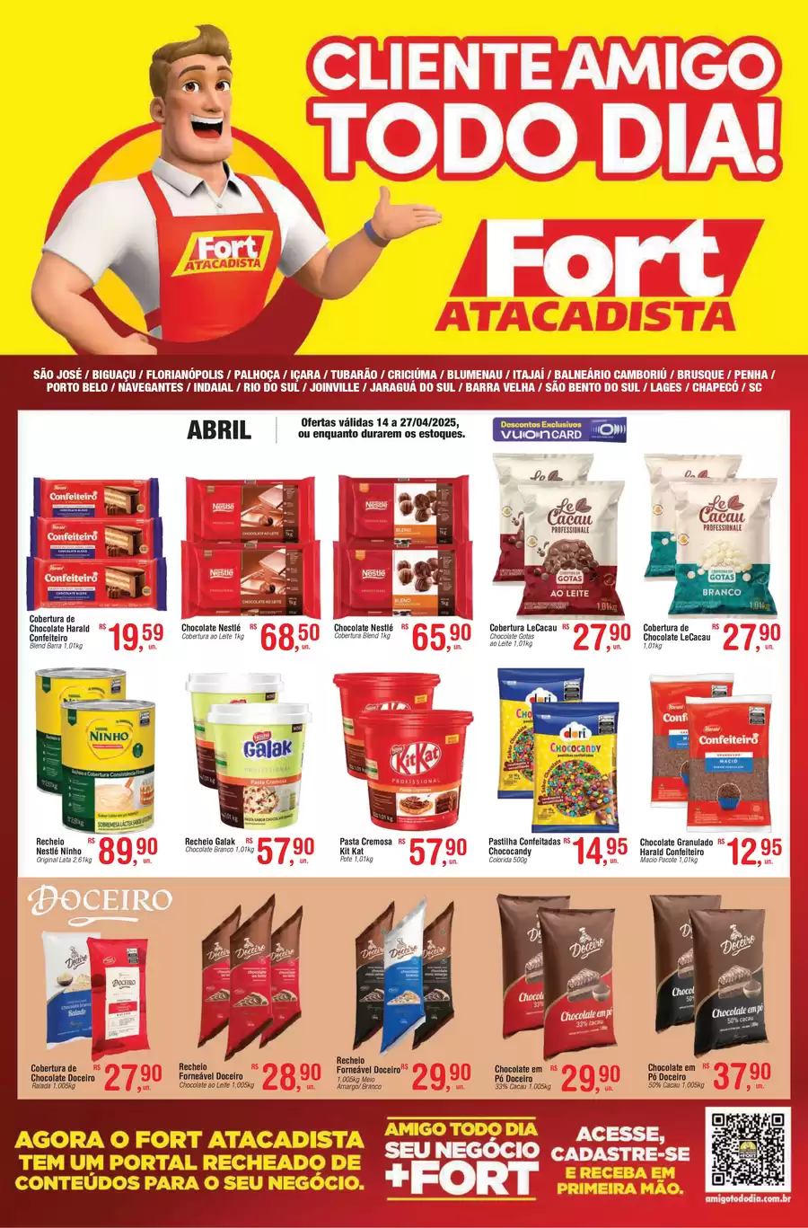 Catálogo de ofertas de Fort Atacadista de 13/04/2025 a 26/04/2025 - SC FORT FOOD SERVICE 14 a 27 04 25 Regional