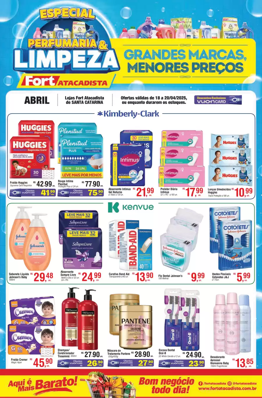 Catálogo de ofertas de Fort Atacadista de 17/04/2025 a 19/04/2025 - SC FORT Lamina Perfumaria 18 a 20 04 25