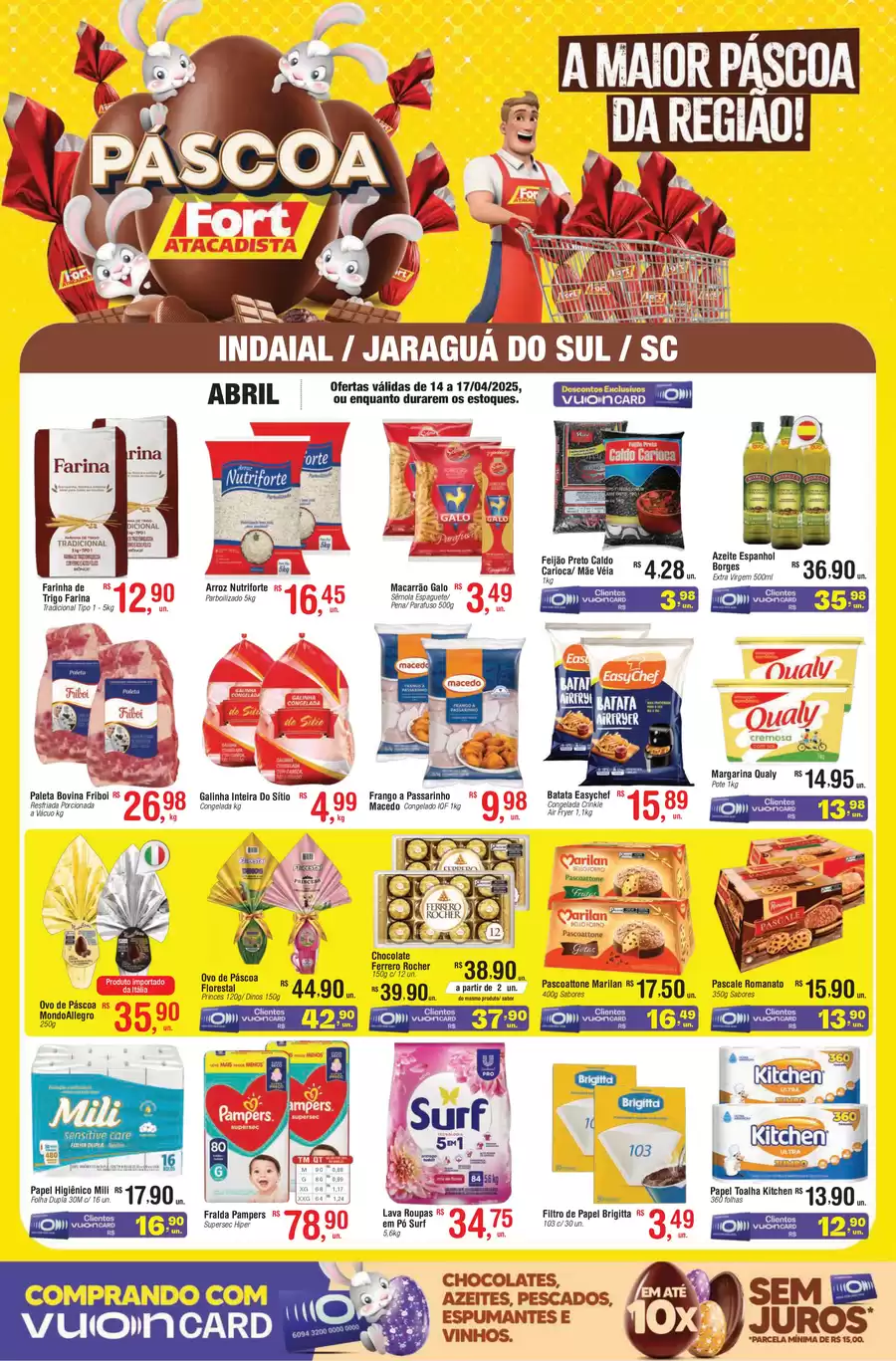 Catálogo de ofertas de Fort Atacadista de 13/04/2025 a 16/04/2025 - SC FORT Tabloide 3ed 14 a 17 04 25 Indaial Jaragua
