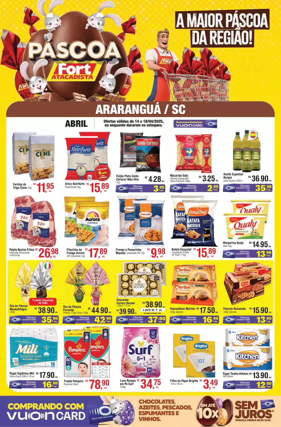 Catálogo de ofertas de Fort Atacadista de 13/04/2025 a 17/04/2025 - SC FORT Tabloide 3ed 14 a 18 04 25 Ararangua