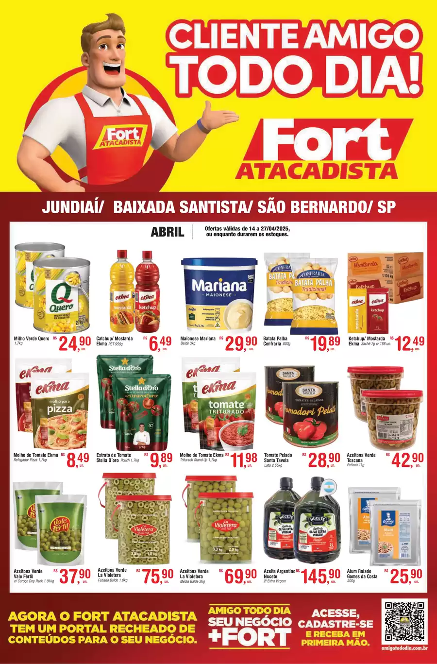 Catálogo de ofertas de Fort Atacadista de 13/04/2025 a 26/04/2025 - SP FORT FOOD Service 14 a 27 ABR 25