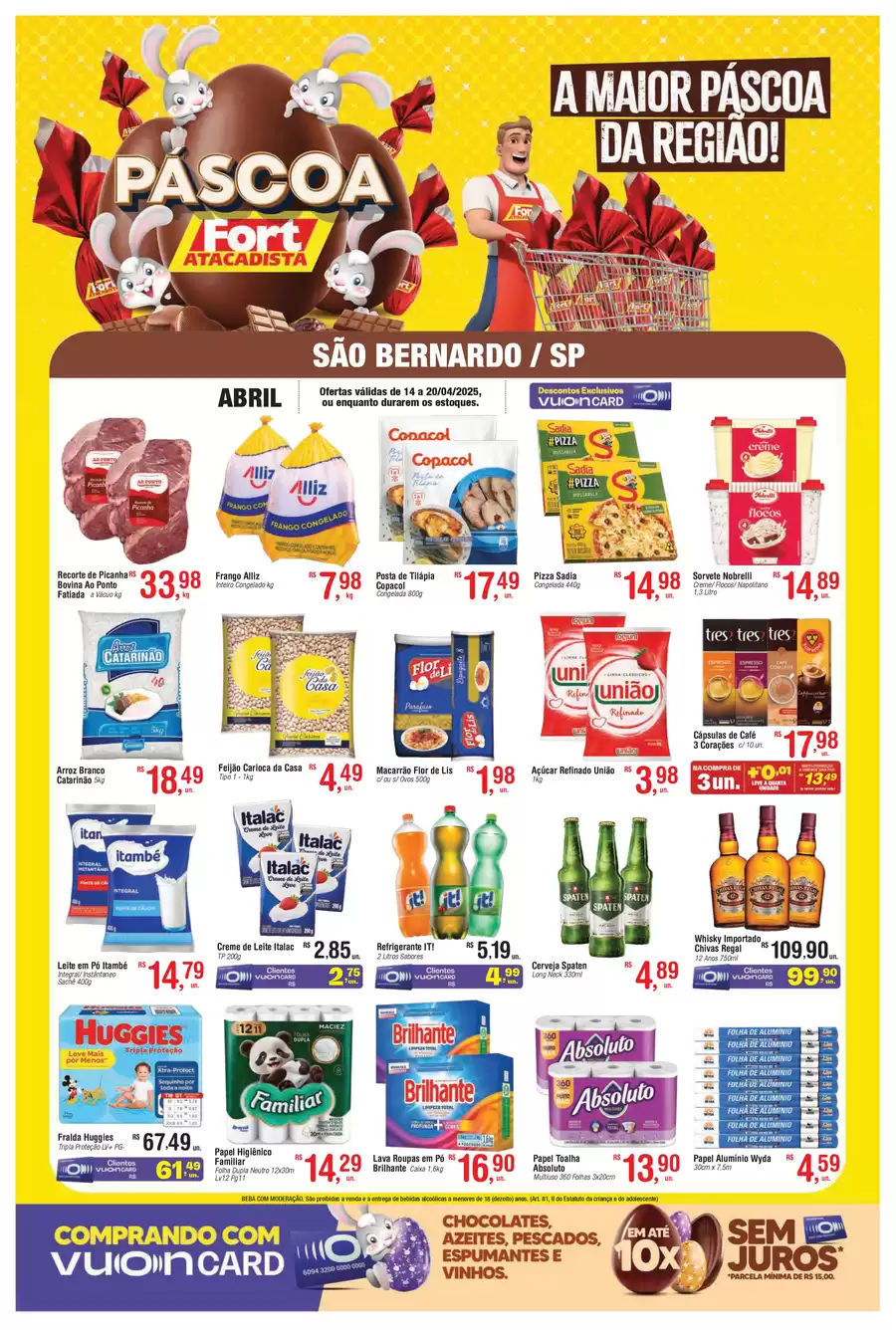 Catálogo de ofertas de Fort Atacadista de 13/04/2025 a 19/04/2025 - SP Tabloide Semanal 3ª Ed 14 a 20 ABR 25 Sao Bernardo1